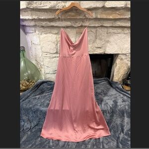 Dessy Rose Pink Evening/Prom Gown Size 24W